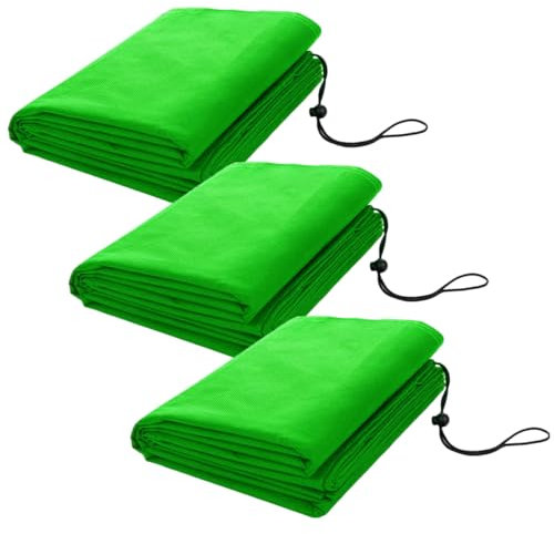 BESPORTBLE 3pièces Housse De Protection Anti-Gel pour Plantes De Protection Non-tissé Ajustable pour Arbres Fruitiers Et Arbustes Couleur Verte