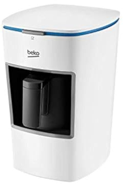 Beko BKK2300 Turkish Coffee Machine | Automatic Coffee Maker | 1–3 Cups | CookSense Anti-Overflow | One-Touch Operation | Compact Design | White
