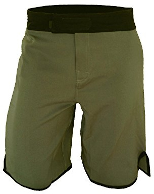 Kid's MMA Shorts (Army Green, 16)