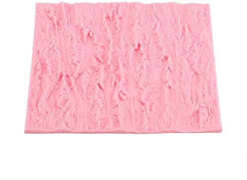 Stampo rettangolare per torte, design a corteccia di albero, stampo da forno antiaderente, in silicone, per dessert, fai da te, decorazione di torte, celebrazioni di nozze