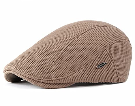 EKMTBJXY Mens Flat Cap Newsboy Beret Gatsby Ivy Irish Hat Adjustable