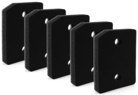 5 Pack 9164761 Miele Dryer Base Filter Replacement for all Miele T1 Heat Pump Tumble Dryers. Foam Filters - Non-Vacuum Compression Packed