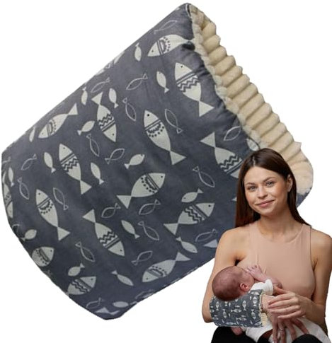 Monozoz Cojín de lactancia para la cuna, cojín de lactancia para el brazo, cojín antiescupimiento, cojín de lactancia y cómodo con sisa para madres, recién nacidos, viajes, niños
