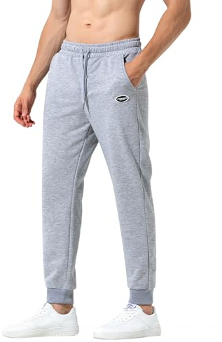 Casey Kevin Pantalon Chandal Hombre, Pantalon Largo Deportivo Hombre, con Bolsillos Cintura Elástica Ajustable
