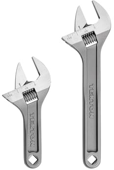 TEKTON Adjustable Wrench Set, 2-Piece | WSA90000