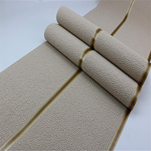 IHFMPFKJ Papel Tapiz de Rayas horizontales de Ante y Terciopelo, Papel Tapiz no Tejido para Sala de Estar, Papel Tapiz de Cine y televisión en 3D, Papel Tapiz para Dormitorio, Papel Tapiz de Fondo de