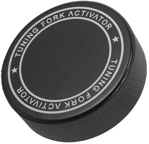 UKCOCO Activateur Sonothérapie Maintenance Vibratoire pour Diapason en Caoutchouc Noir, Accessoire pour Instruments de Musique Faible Bruit