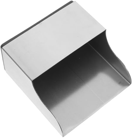 MINAOLULUS Paleta de Trasplante Cuadrada de Acero Inoxidable 10,5 Cm para Jardinería, Pala Ligera para Tierra de Bonsáis y Plantas de Interior, Herramienta Manual para Macetas y Compost, Uso