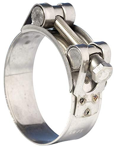 Jubilee Super Clamps Heavy Duty Exhaust Supra T Bolt clip 60-63mm x1pcs Stainelss Steel