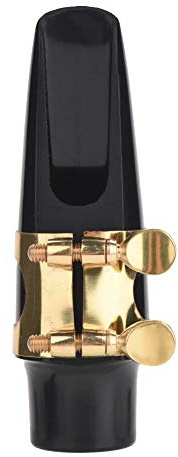 Alomejor Boquilla de Saxofón Alto Profesional, Punta para Saxo, Accesorio de Repuesto Compatible con Saxofón Alto, Ideal para Estudiantes y Músicos - Diseño Ergonómico y Duradero