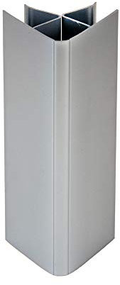 Nordlinger Pro RACCORD Universel PLINTHE 16/19 X 150 MM Gris ALU X4