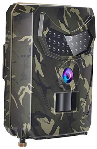 Perfeclan 12MP 4032 * 3024 Wildkamera Jagdkamera 120- Weitwinkel Infrarot-Nachtsicht wasserdichte IP56 Überwachungskamera für Outdoor, Garten, B, wie Beschreibung