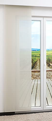 LYSEL Schiebegardine Tinge transparent in den Maßen 245 cm x 60 cm