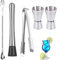 Set da Cocktail Shaker/Set Bartender/Dosatore Cocktail/Barman Kit,Acciaio inossidabile,5 pezzi