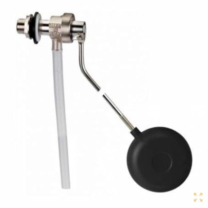 OISE ART STORE Trade Shop - Galleggiante Cassetta WC 3/8 Rubinetto per Scarico Universale Ottone con Sfera