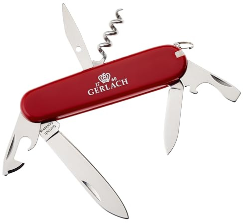 Gerlach Assist 12 fickkniv vikkniv utomhuskniv multifunktionell kniv 12 funktioner