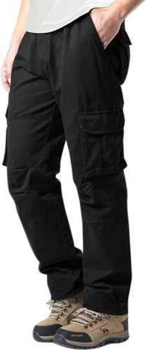 YAOHUOLE Pantalon Cargo Homme Pantalon De Travail Homme Pantalon Cargo Homme Taille Elastique Cargo Homme