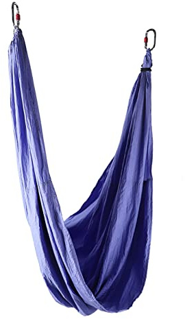 Balançoire de Yoga Aérienne 6 Poignées, Balançoire de Yoga Volante à la Maison, Hamac de Yoga Aérien Trapèze Hamac de Yoga antigravité Ultra Résistant pour des Inversions de
