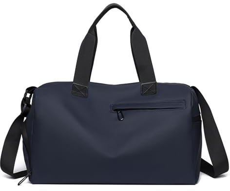 Vmokki Sporttasche mit Schuhfach & Nassfach Klein Leicht Wasserdicht Reisetasche Trainingstasche für Sport, Fitness, Schwimmen, Reisen Damen Herren 20L (Blau)