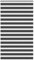 vidaXL Zebrarollo Schwarz 125x200 cm Stoffbreite 120,9 cm Polyester, Zebra-Rollo, Doppelrollo, Zebra-Jalousie für Fenster, Doppelrollo, Zebra-Rollo