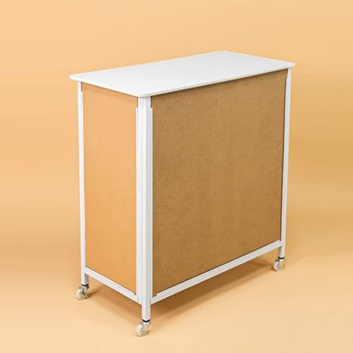 Bärbar Mässa Pop Up Podium Bord, Fällbara Reklam Räknare Bord Retail Bar Bord Utställning Reklam Display Banner Stand, Supermarket Tasting Table Reception Händelse skrivbord med förvaringspåse