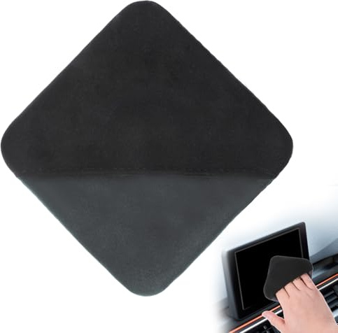 Car Screen Cleaner, Square Car Screen Cleaner Cloth, 4.13Inch x 4.13Inch Auto-Screen Wipes, Microfiber Auto-Screen Cleaning Pad for Auto Dashboard, Cars Display and Cars Interior Accessories