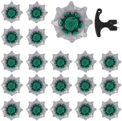 20PCS Golf Shoe Spikes Set Replacement Footjoy Golf Spikes with Wrench