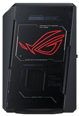 Mini PC para Juegos ROG NUC (2025) con CPU Intel Core Ultra 9 (Serie 2) ARL-HX, GPU móvil NVIDIA GeForce RTX 5070, RAM DDR5 de 32 GB, SSD NVMe de 2 TB, Thunderbolt 4, refrigeración de Triple