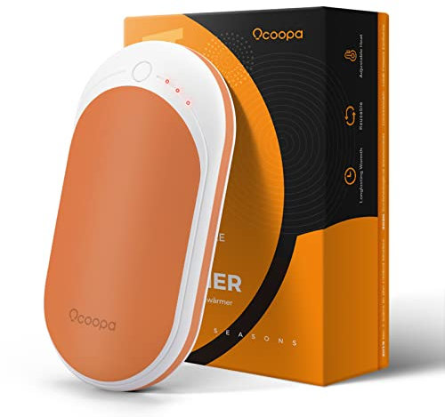 OCOOPA HotPal Hand Warmer Rechargeable 1 Pack, 5200mAh Electric Portable Pocket Heater, Heat Therapy Great for Raynauds, Hunting, Golf, Camping, Women Mens Tech Gifts