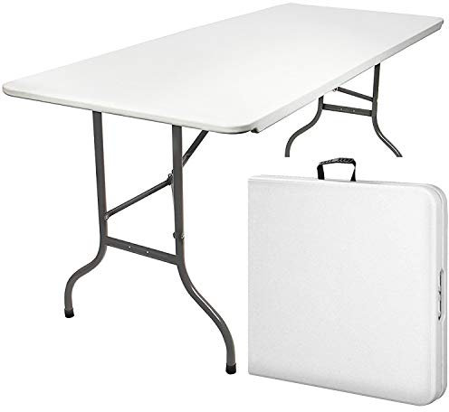 MaxxGarden Tavolo Pieghevole - Tavolo Campeggio Pieghevole - Tavolo Richiudibile - Campeggio - Esterno - 180 x 70 x 74 cm