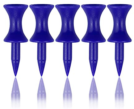 Zivisk Azul Tee de Golf Plástico 100 Piezas 38mm