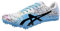 SDEQA Zapatos con Clavos para Pista y Campo Zapatillas Hombre Zapatillas Cómodas para Sprint, Running Adulto Training,Blanco,41 EU