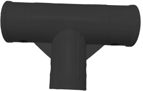 F Fityle Adattatore per Tubo Flessibile per Piscin, Raccordo a T per Tubi Piscina, Connettore per Tubo Flessibile, Impermeabile E Resistente Alla Ruggine (Nero)