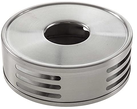 SIDCO Stövchen Edelstahl Teewärmer Speisewärmer Warmhalteplatte Tee Untersetzer Wärmer