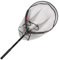 Fox Rage Street Fighter 50x60cm Carbon Street Net - Raubfischkescher zum Spinnangeln, Landehilfe zum Raubfischangeln, Unterfangkescher zum Street Fishing