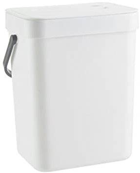 TOPINCN Poubelle à Compost de Cuisine, Petit Récipient de Comptoir Domestique en Matériau PP 3L avec Couvercle, Ustensile de Poubelles de Composteur de Déchets Domestiques (#3)