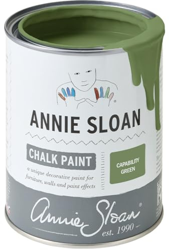 Priory Polishes Annie Sloan Capability Green Chalk Paint (1 Litre)