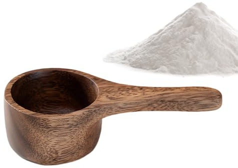 COMBA DE CAFÉ DE MADERA - 42 ml de cucharada de medición, cuchara de proteína en polvo, soporte de té de harina de azúcar, herramienta de café con frijoles salados, utensilios para el hogar de cocina