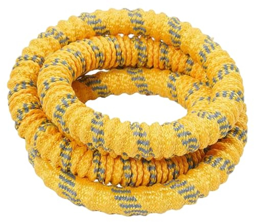 Aro de Ejercicio, aro de Fitness Suave Plegable de bajo Ruido de 3, 3 Libras, Equipo de Entrenamiento Corporal Ligero y portátil para un Fitness eficaz Amarillo