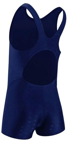 Xumplo Girls Swimming Costume Tween Girl One Piece Swimsuit Kids Blue Swimwear Legsuit Young Girl Sleeveless Beachwear Bathing Suit 10-12 Years