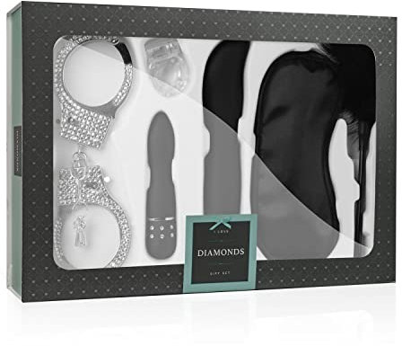 Erotik Sexspielzeug für Paare Geschenkset LIEBESLEBEN, 6-teiliges Erotik Geschenkbox inkl. Rabbit Vibro, Minivibrator, Cockring Vibrierend, Handschellen, Augenmaske und Federkitzler
