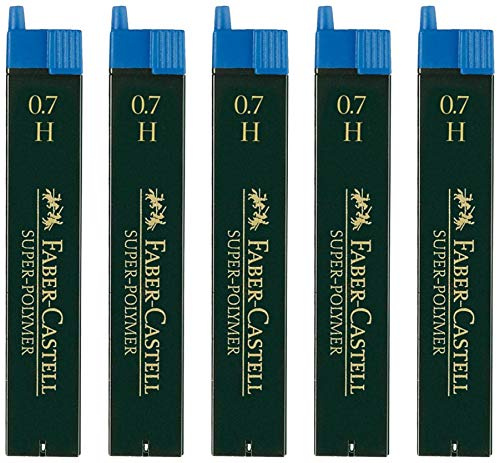 Faber-Castell Superpolymer fina gruvor (0,7 H, mängd 5)