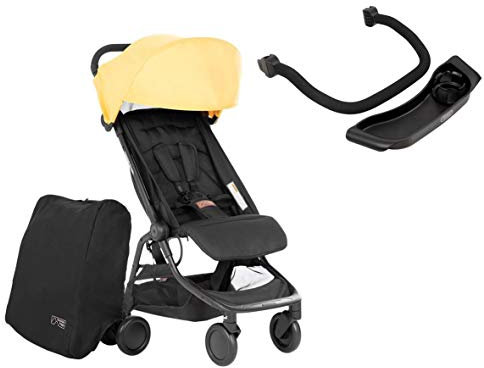 Mountain Buggy Nano V3 (2020+) Kinderwagen in der Farbe cyber inkl. Reisetasche + Bügel + Tablett