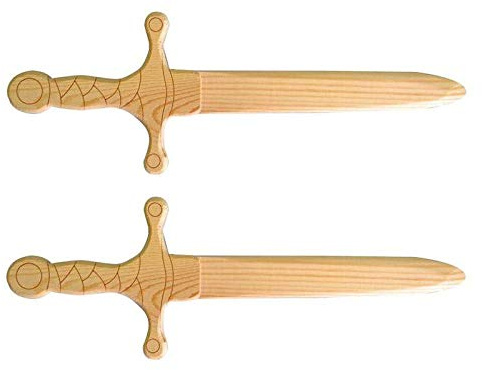 Artemio 2 pugnali da Pirata in Legno