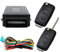 Baceyong Universal Car Remote Control Central Locking Kit, Anti-theif Alarm Control Box 2 Remote Controllers Auto Remotely Control Central Lock