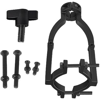 Milageto Convertitore per Staffa Con Foro Quadrato per Trapano Elettrico, Convertitore per Mortasa per Trapano Da Tavolo E Trapano a Mano, L'acciaio Inossidabile per Trapano, stile c