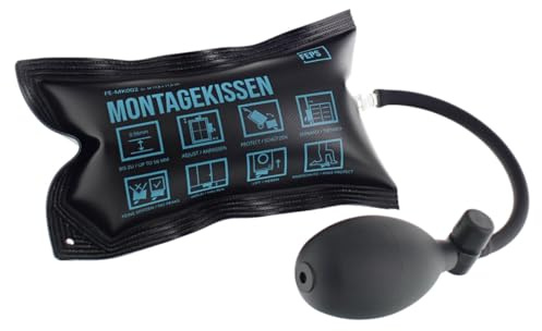 FEPS Tool monteringskudde 17,8 x 11,5 cm | luftkudde för dörr- och fönstermontering | luftkudde som monteringshjälp för höjder upp till 76 mm