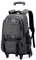 Amythe Rucksack Teenager mit Rollen, Abnehmbare Trolley Schulrucksack für Jungen ab 10 Jahren und älter, Lässig Herren Rucksack mit 6 Rädern Daypack für Schule/Reise, 16 Zoll, Grau