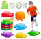 HYES 12 Pcs Balanciersteine für Kinder, Balance Boards Spiel für Jungen Mädchen