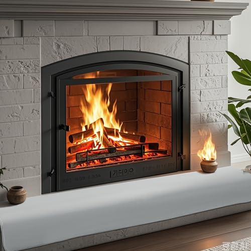 BALAPET Thick Memory Foam Fireplace Baby Proofing, 90.5x14 in Soft Fireplace Cover Hearth Cushion Baby Proof, Velvet Fireplace Protectors for Children Proofing, Edge Protector for Table
